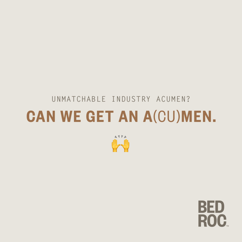 Digital Advertisement for Bed Roc.