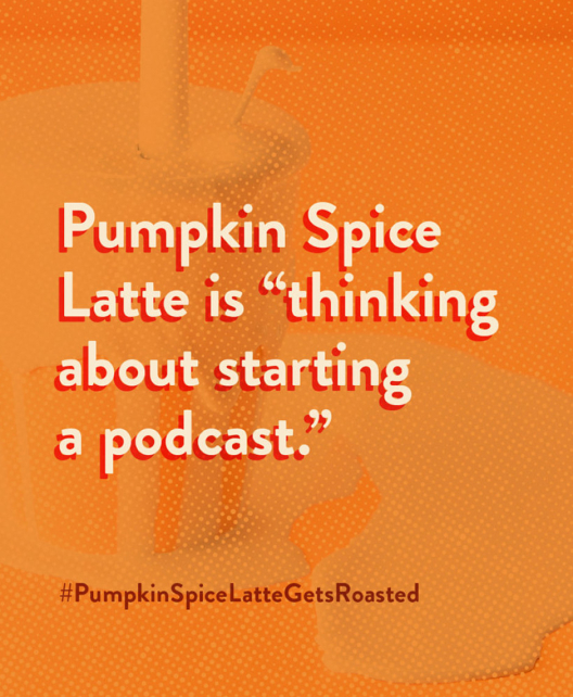 Image from "Pumpkin Spice Latte" Native campaign.