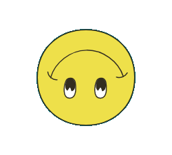 Animation of smiley face rotating to show the happy faces of our Hilarious clients.